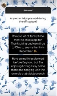 Madyson Joye responds to a fan's query  - Source: via @madysonjoye on Instagram